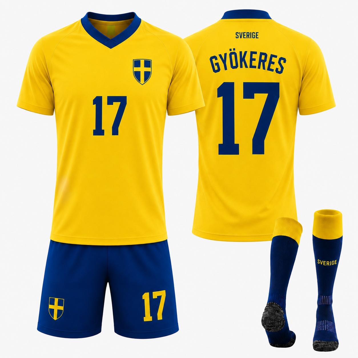 Sverige Supporterset 2026 – Barn & Ungdom