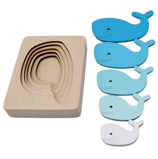 Montessori träpussel