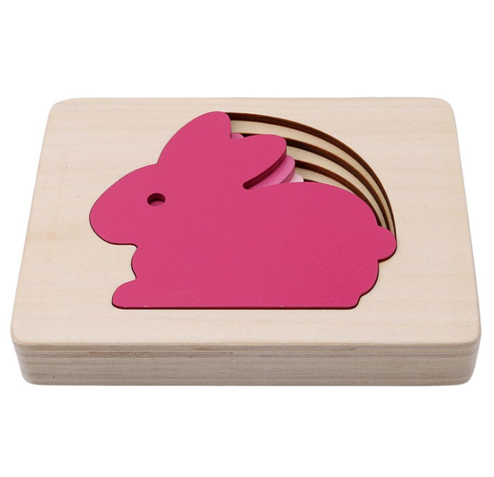 Montessori träpussel