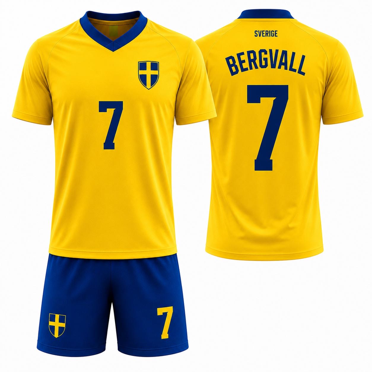 Sverige Supporterset 2026 – Barn & Ungdom