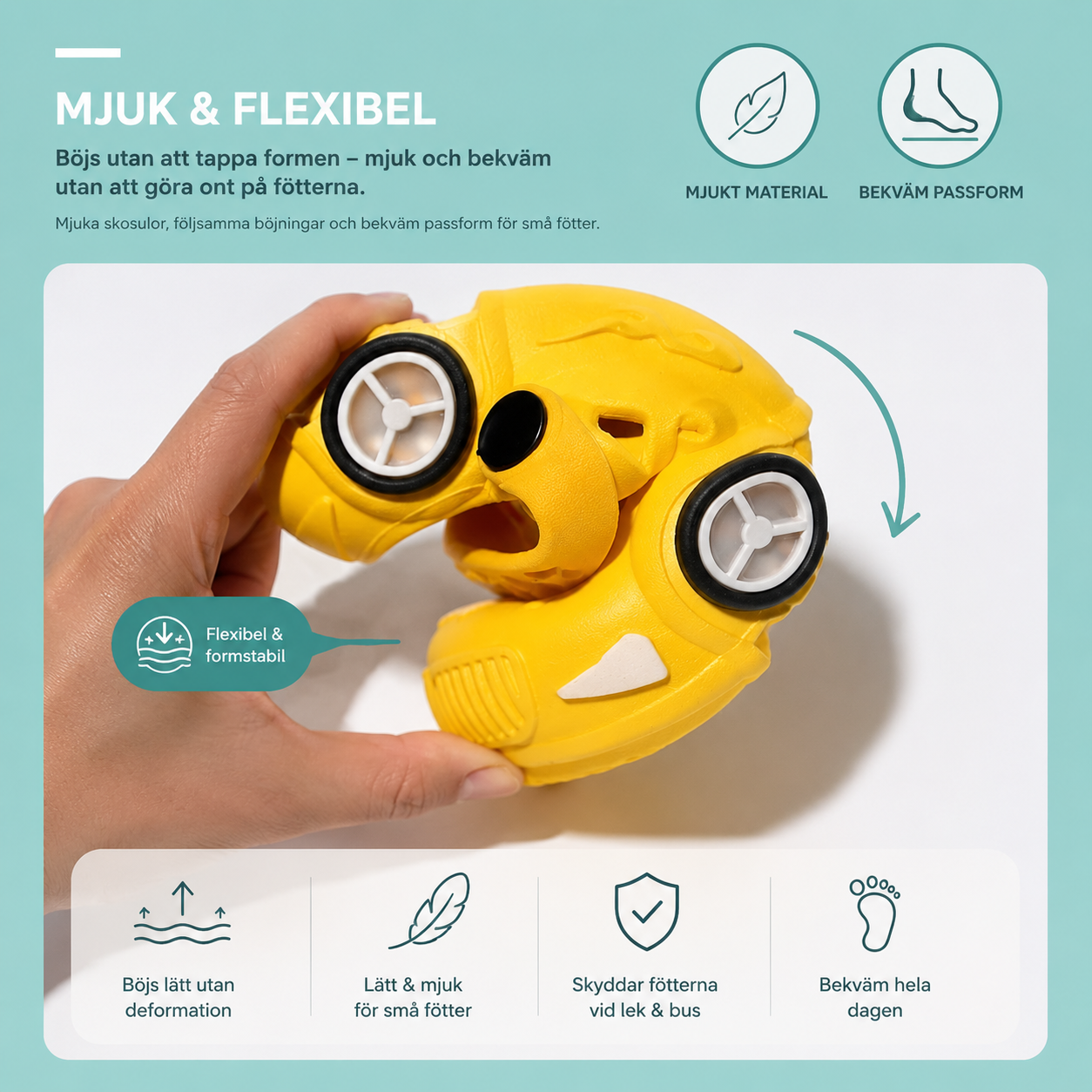 Barntofflor med Ljus – Coola Biltofflor