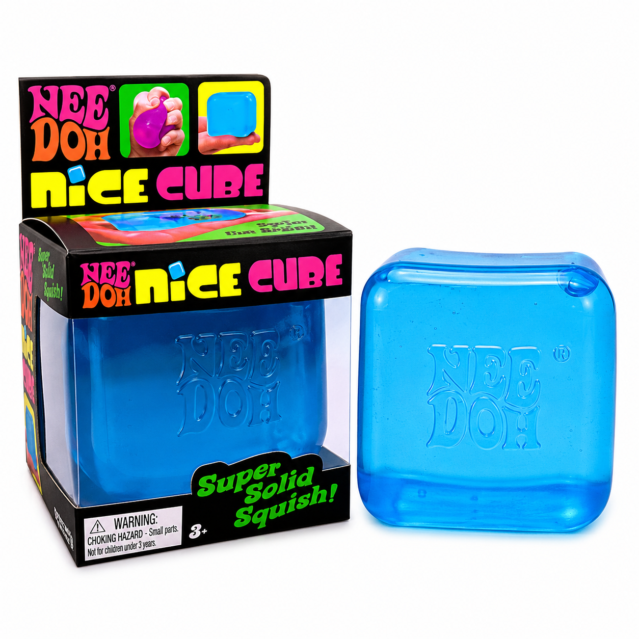 NeeDoh Nice Cube, Jellyfish Squishy & Butter Squishy
