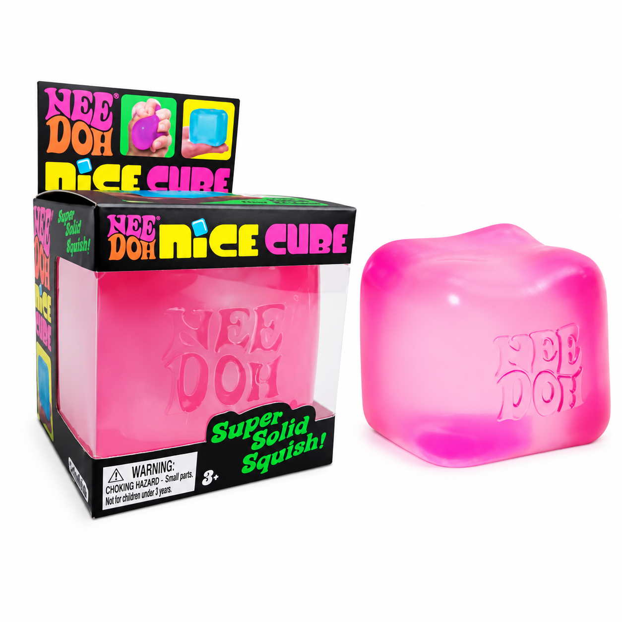 NeeDoh Nice Cube, Jellyfish Squishy & Butter Squishy