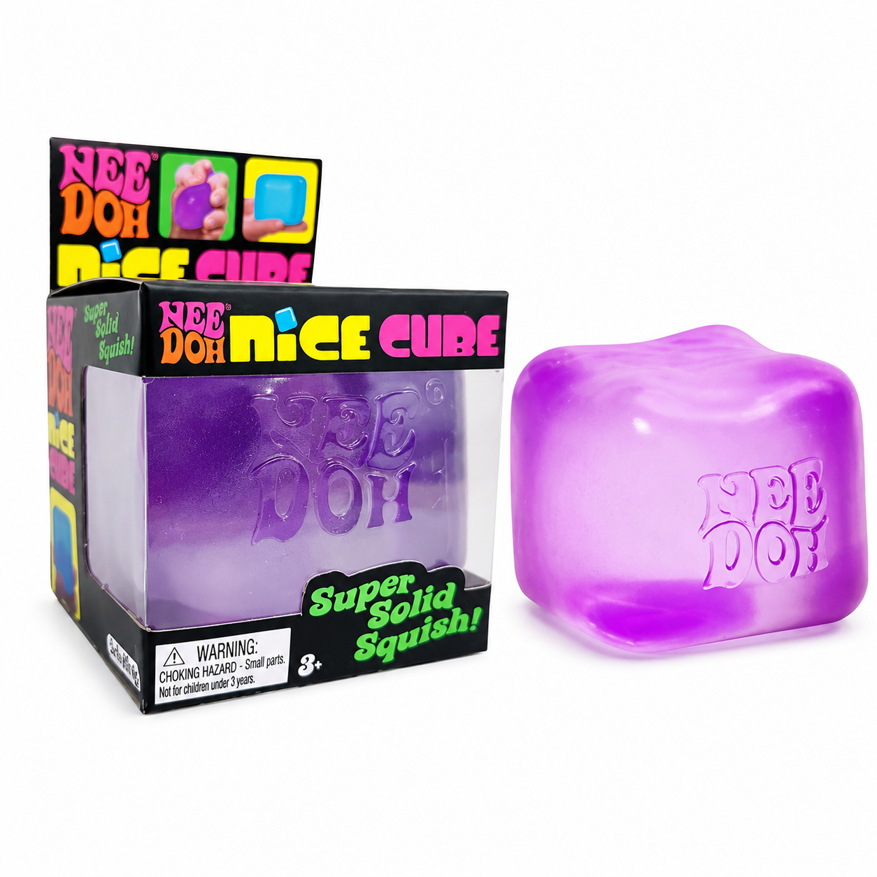 NeeDoh Nice Cube, Jellyfish Squishy & Butter Squishy