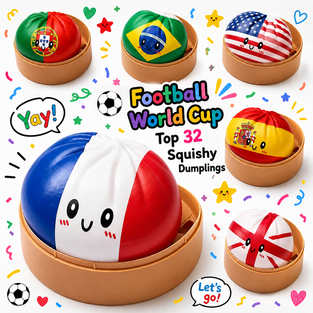 VM Football Dumpling Squishy