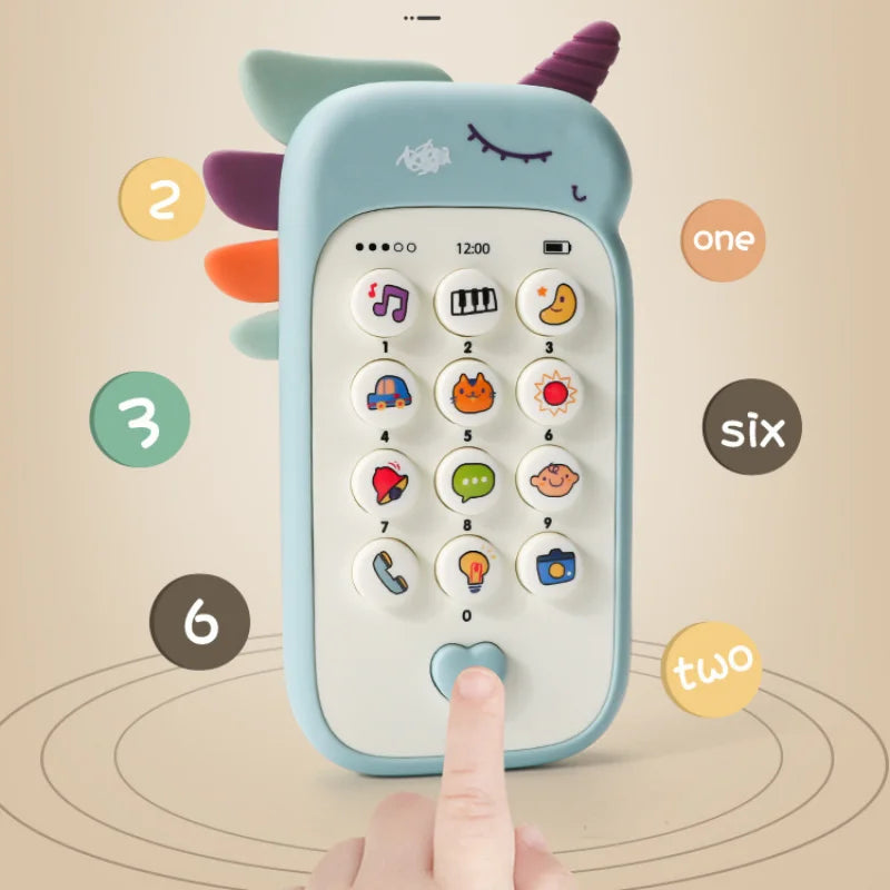 Baby Telefon Leksak med Ljud