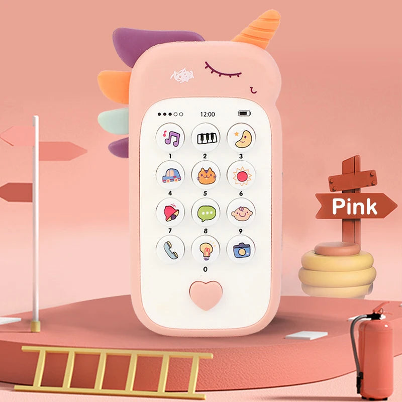 Baby Telefon Leksak med Ljud