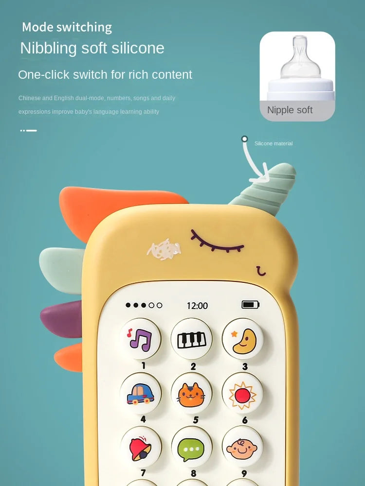 Baby Telefon Leksak med Ljud
