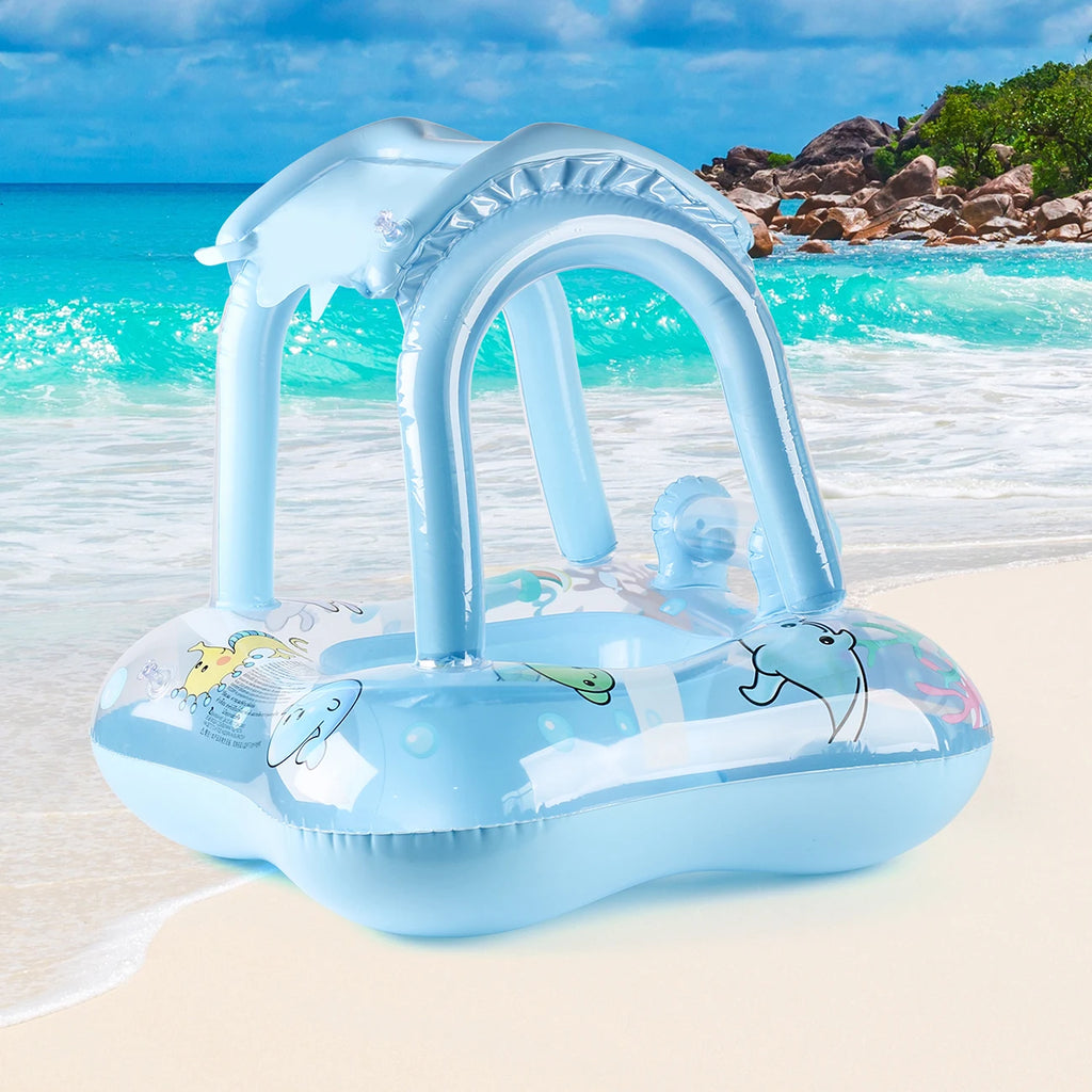 Baby Swim Ring med Soltak