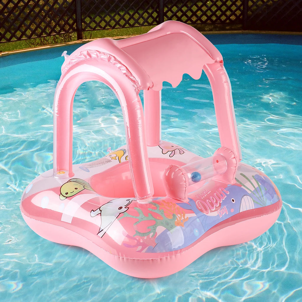 Baby Swim Ring med Soltak