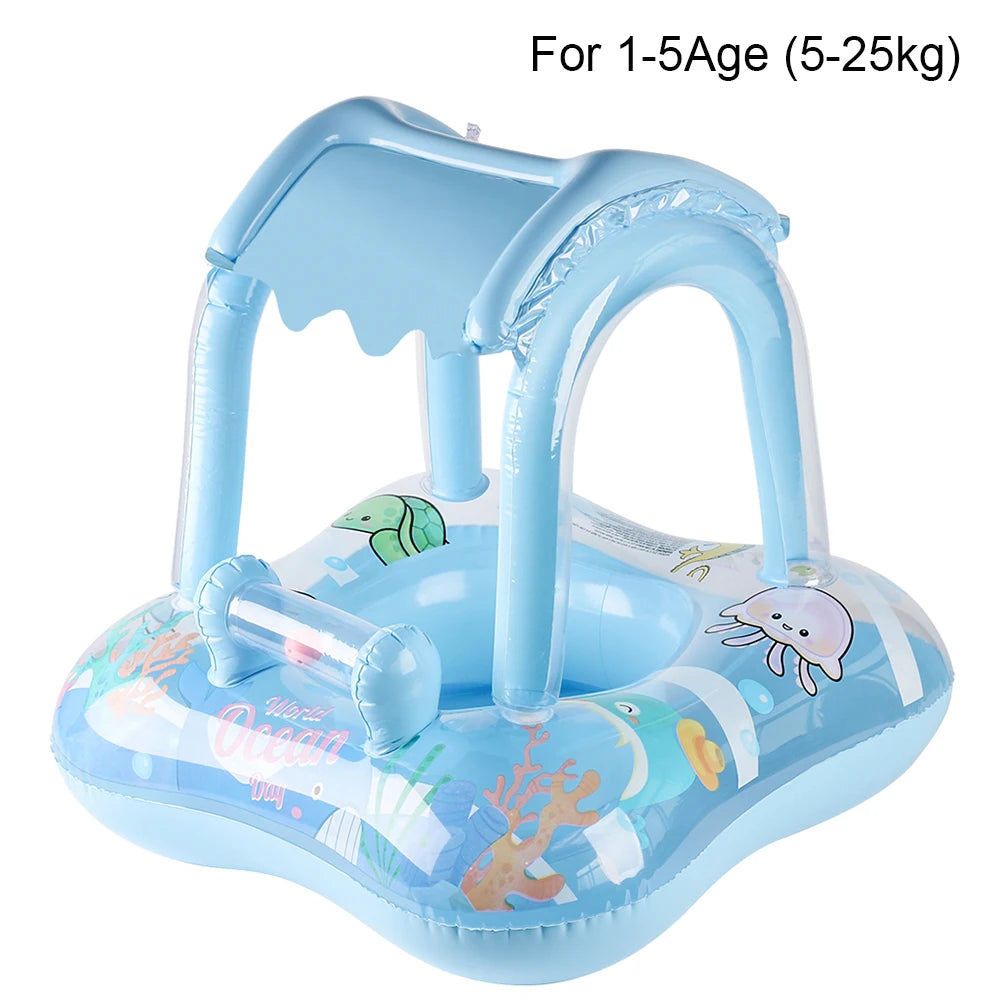 Baby Swim Ring med Soltak