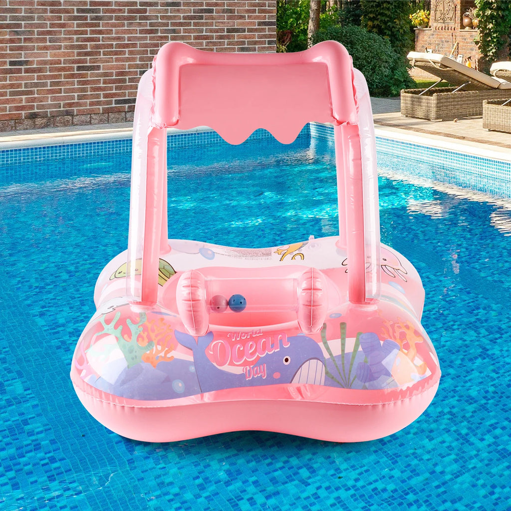 Baby Swim Ring med Soltak