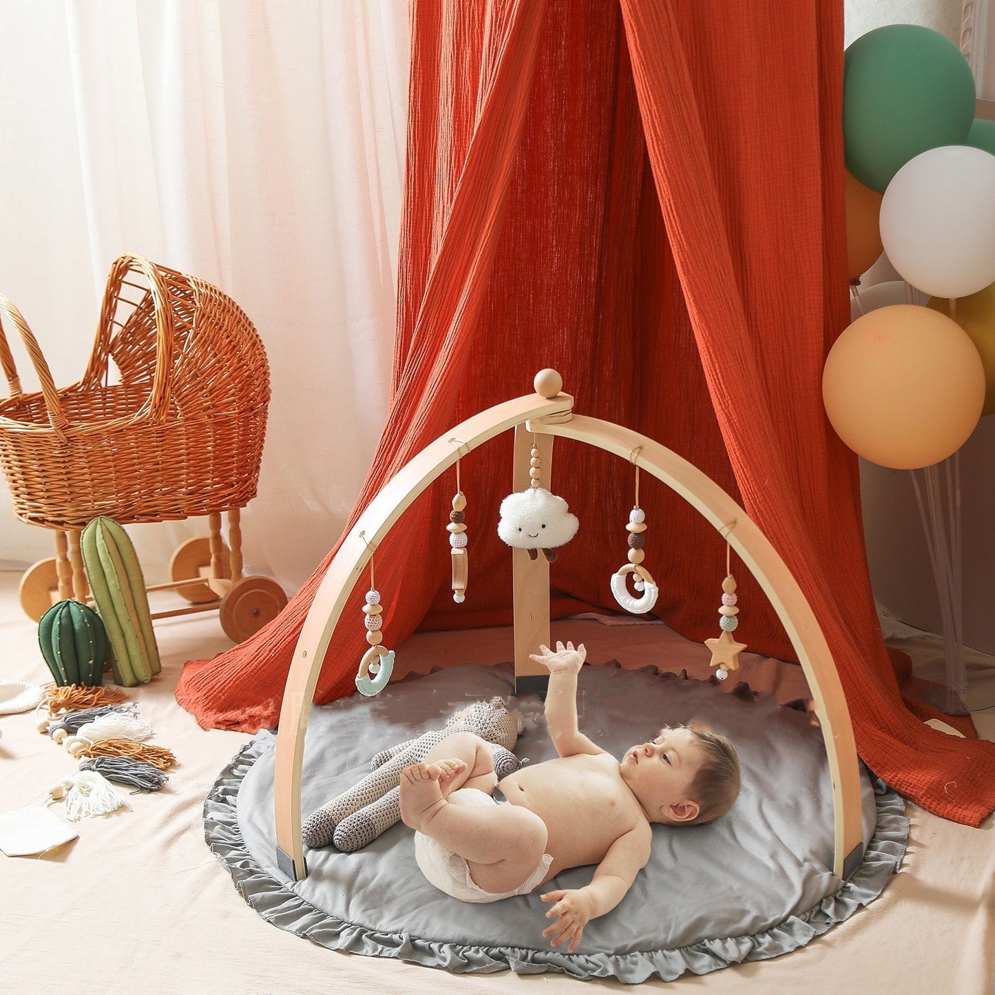 Babygym i trä